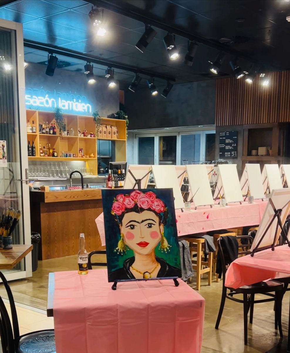 Paint and Sip at SAZÓN Grenfell St Adelaide CBD Paintelaide