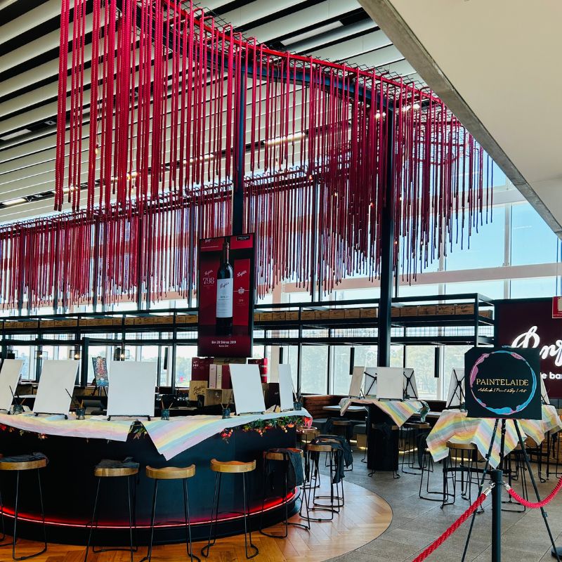 Paint & Sip at Adelaide Airport Paintelaide