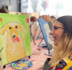paint your pet - paint your dog - sip and paint by paintelaide