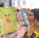 paint your pet - paint your dog - sip and paint by paintelaide