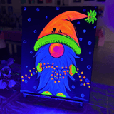 Neon Illuminated Festive Gnome @ Prospect Rd Studio | Paint & Sip | Christmas