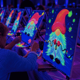 Neon Illuminated Festive Gnome @ Prospect Rd Studio | Paint & Sip | Christmas