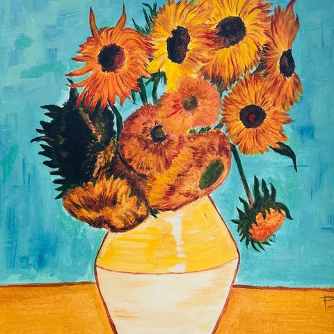 Van Gogh's Sunflowers Paint & Sip @ Loxton Hotel