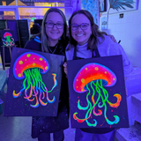 Illuminated Neon Jellyfish @ Prospect Rd | Kids & Family Friendly Art Class