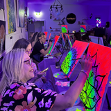 Neon Lights Mandala Paint & Sip @ Prospect Rd