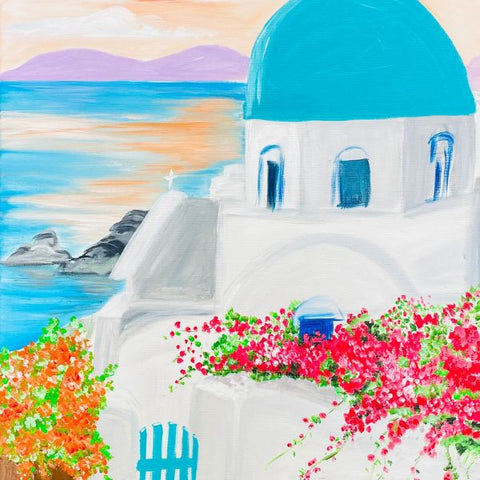 Santorini Sip and Paint @ Prospect Rd Studio