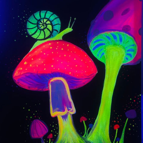 Neon Lights Mushroom Paint & Sip @ Prospect Rd