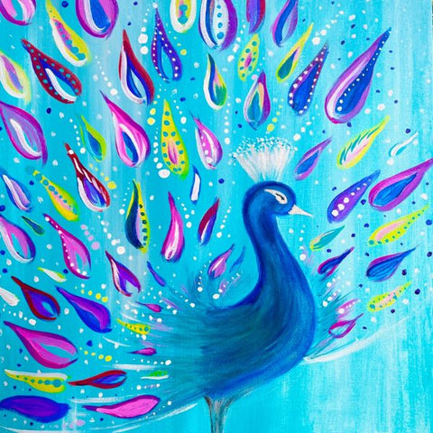 Dancing Peacock Paint & Sip @ Plant 3 Bowden