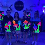 Illuminated Neon Mushrooms @ Prospect Rd  | Kids & Family Friendly Art Class