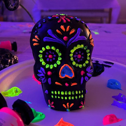 Halloween Special - Neon Skull Painting @ Prospect Rd Studio