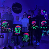 Illuminated Neon Jellyfish @ Prospect Rd | Kids & Family Friendly Art Class