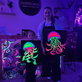 Illuminated Neon Jellyfish @ Prospect Rd | Kids & Family Friendly Art Class