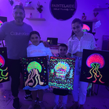 Illuminated Neon Jellyfish @ Prospect Rd | Kids & Family Friendly Art Class