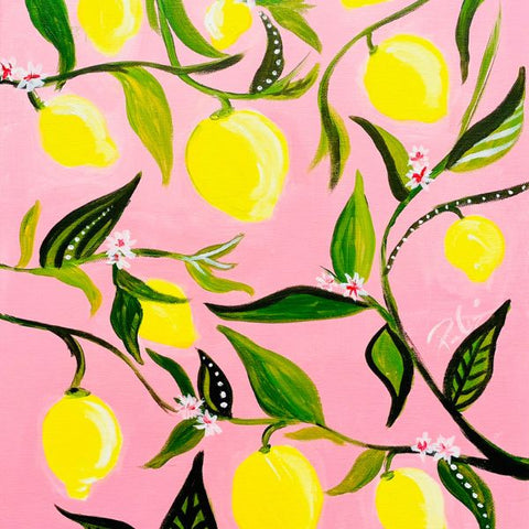 Capri Lemons Paint & Sip @ Bridgeport Hotel, Murray Bridge