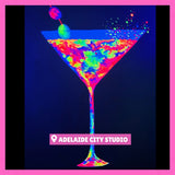 Neon Cocktail @ Adelaide City Studio | Paint & Sip