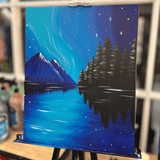 Canadian Auroura Borealis @ Prospect Rd Studio | Paint & Sip