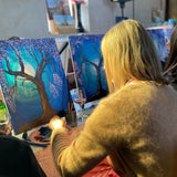 Moonlight Cherry Blossom @ Prospect Rd Studio | Paint & Sip