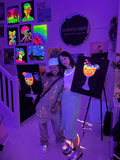 Halloween Special - Neon Cocktail @ Adelaide City Studio | Paint & Sip