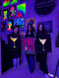 Halloween Special - Neon Cocktail @ Adelaide City Studio | Paint & Sip
