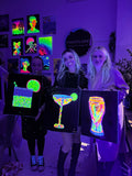 Halloween Special - Neon Cocktail @ Adelaide City Studio | Paint & Sip