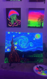 Neon Starry Starry Night @ Prospect Rd | Neon Paint & Sip