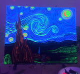 Neon Starry Starry Night @ Prospect Rd | Neon Paint & Sip