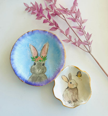 Easter Special: Flower Heads & Trinket Dish (Découpage art) @ Prospect Rd Studio | Clay Workshop