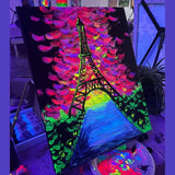 Neon Illuminated Eiffel Tower @ Prospect Rd Studio | Paint & Sip