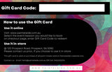 Paint and Sip Gift Card