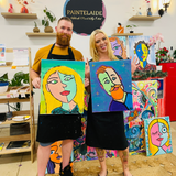 Paint Your Partner/Mate Picasso Way @ Adelaide City Studio | Paint & Sip
