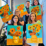 Van Gogh's Sunflowers Paint & Sip @ DoughBalls Pizza (Mawson Lakes)