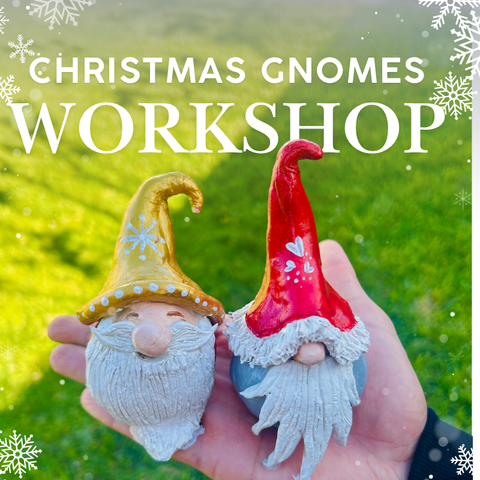 Christmas Clay Gnomes & Trinket Dish @ Prospect Rd Studio | Clay Workshop