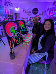 Neon Jellyfish @ Prospect Rd | Neon Paint & Sip