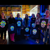 Halloween Special - Neon Sugar Skull Paint & Sip @ Adelaide City Studio