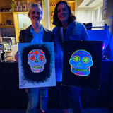 Halloween Special - Neon Sugar Skull Paint & Sip @ Adelaide City Studio