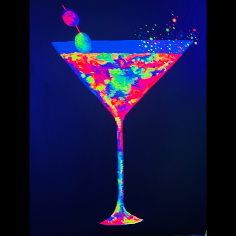 Neon Lights Cocktail Paint & Sip @ Sazon Grenfell St